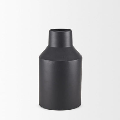 Mercana - Tosca Small Matte Black Metal Vase - 70945 view 2