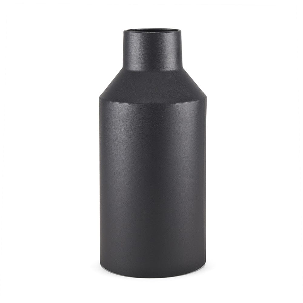 Mercana - Tosca Tall Matte Black Metal Vase - 70947 view 1