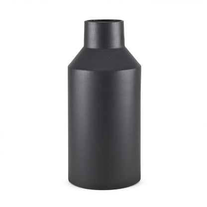 Mercana - Tosca Tall Matte Black Metal Vase - 70947 view 1