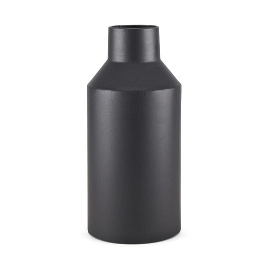 Mercana - Tosca Tall Matte Black Metal Vase - 70947 view 1