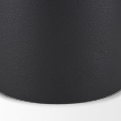 Mercana - Townley Small White w/ Black Ombre Metal Vase - 70953 view 6