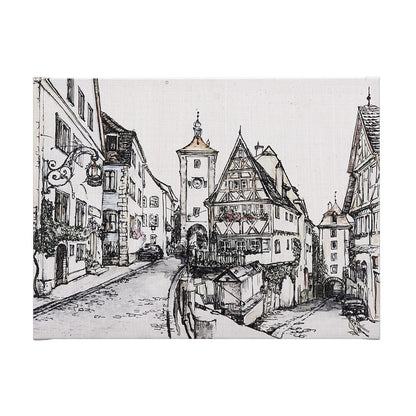 Mercana - Travel memories I by Mercana Studio a Hand Embellished Textured Canvas - 102312-L view 1