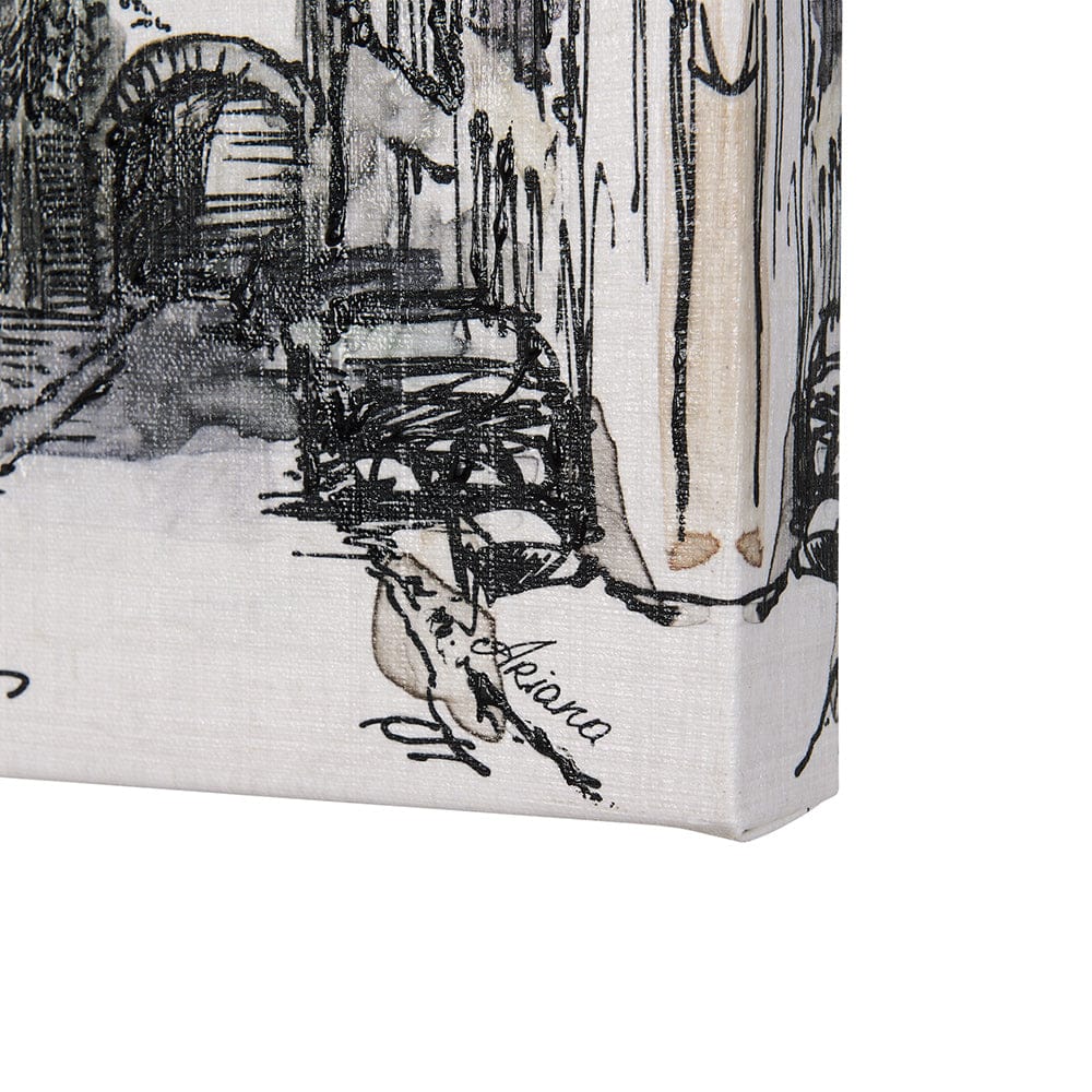 Mercana - Travel memories I by Mercana Studio a Hand Embellished Textured Canvas - 102312-L view 5