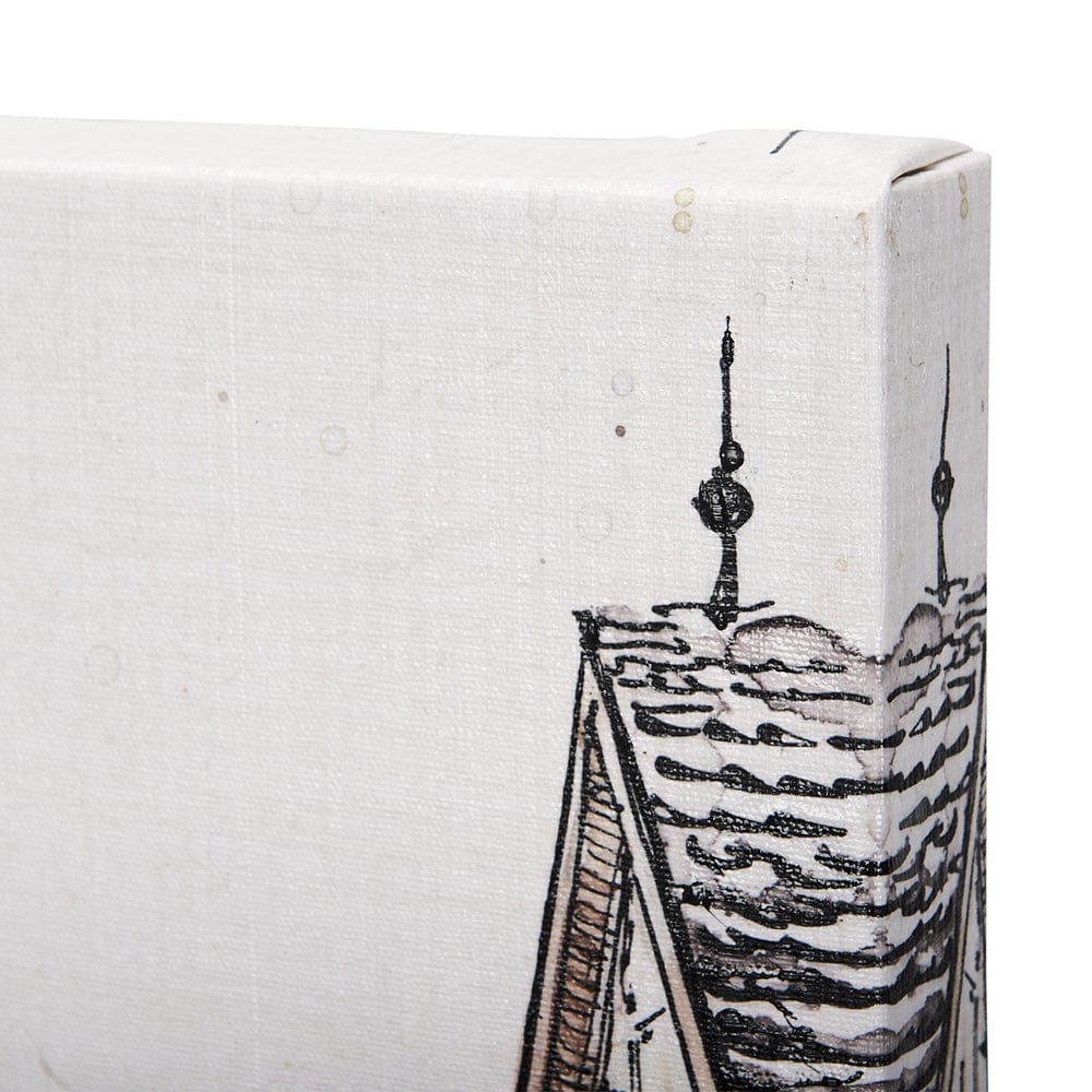 Mercana - Travel memories I by Mercana Studio a Hand Embellished Textured Canvas - 102312-S view 3