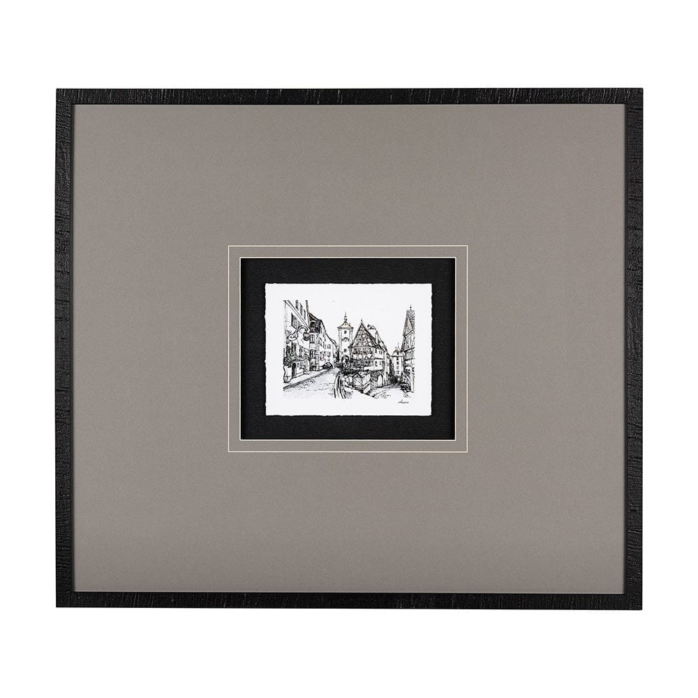 Mercana - Travel memories I by Natalia a Framed Art Print Matted under Glass - 14453 view 1