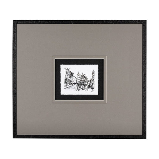 Mercana - Travel memories I by Natalia a Framed Art Print Matted under Glass - 14453 view 1