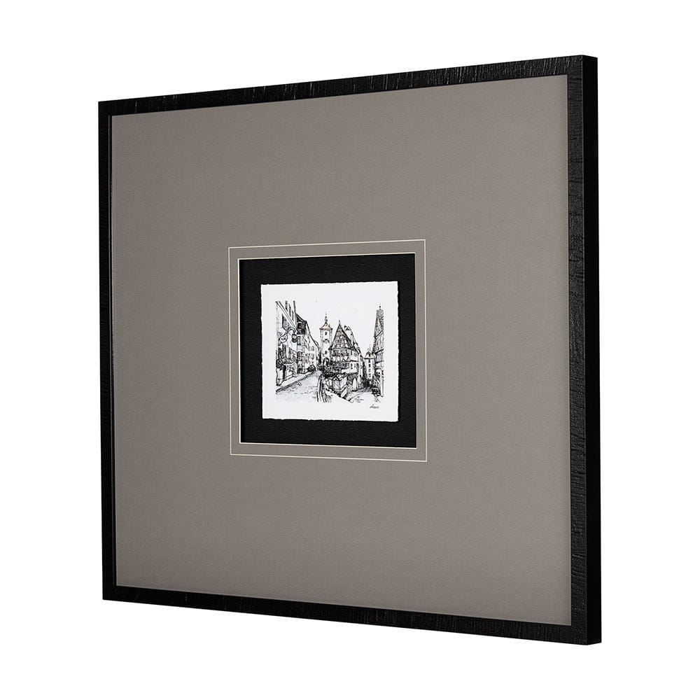 Mercana - Travel memories I by Natalia a Framed Art Print Matted under Glass - 14453 view 2