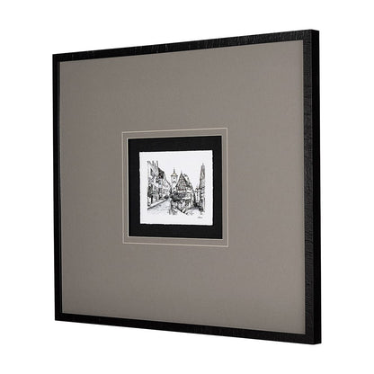 Mercana - Travel memories I by Natalia a Framed Art Print Matted under Glass - 14453 view 2