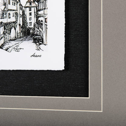 Mercana - Travel memories I by Natalia a Framed Art Print Matted under Glass - 14453 view 6