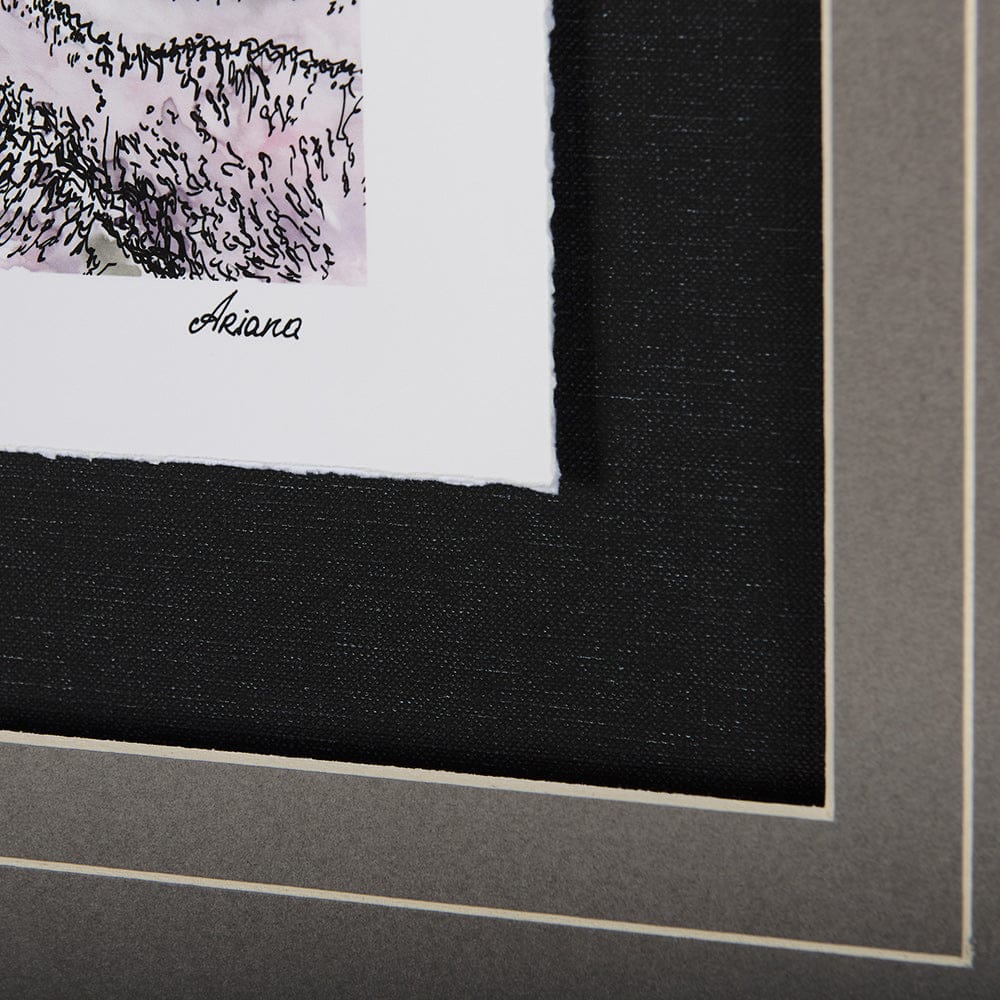 Mercana - Travel memories II by Natalia a Framed Art Print Matted under Glass - 14454 view 6