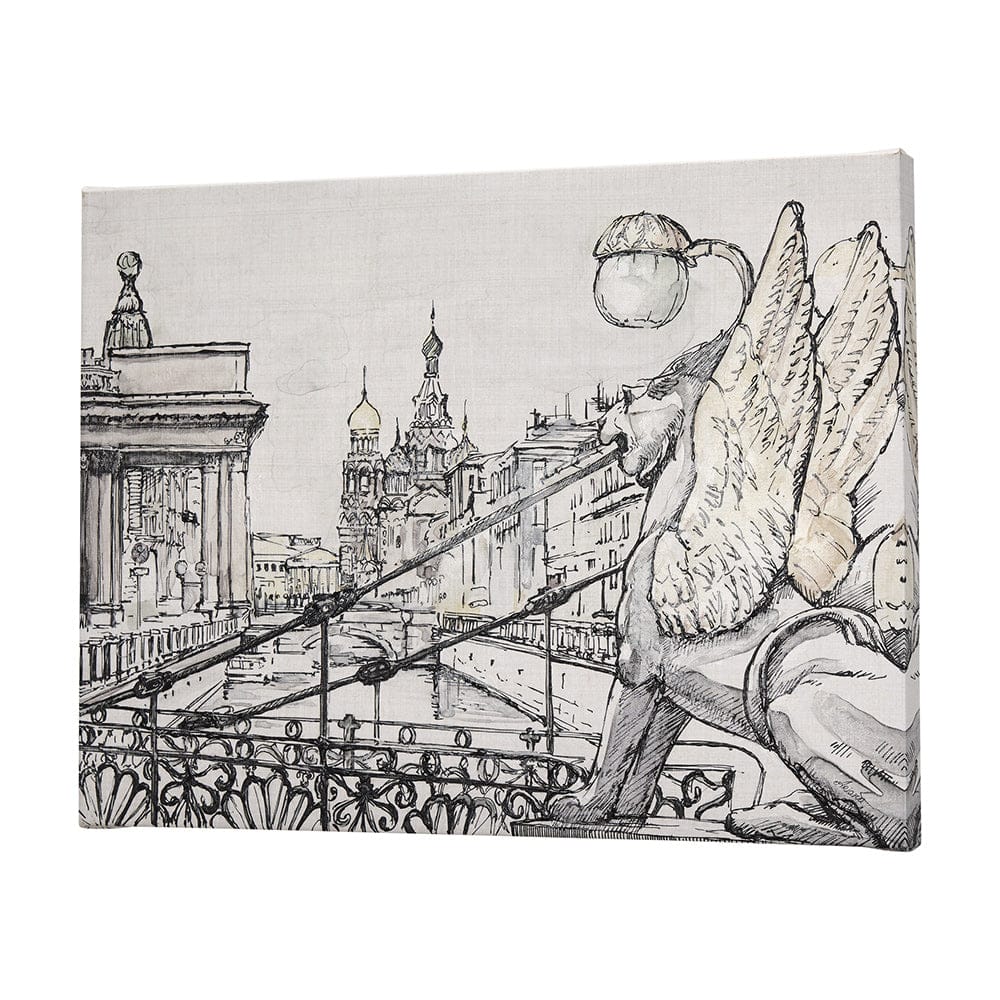 Mercana - Travel memories III by Mercana Studio a Hand Embellished Textured Canvas - 102314-L view 2