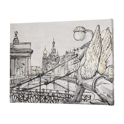 Mercana - Travel memories III by Mercana Studio a Hand Embellished Textured Canvas - 102314-L view 2
