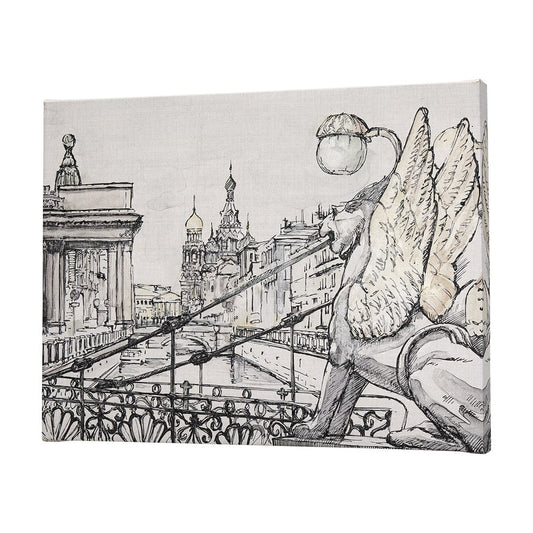 Mercana - Travel memories III by Mercana Studio a Hand Embellished Textured Canvas - 102314-L view 2