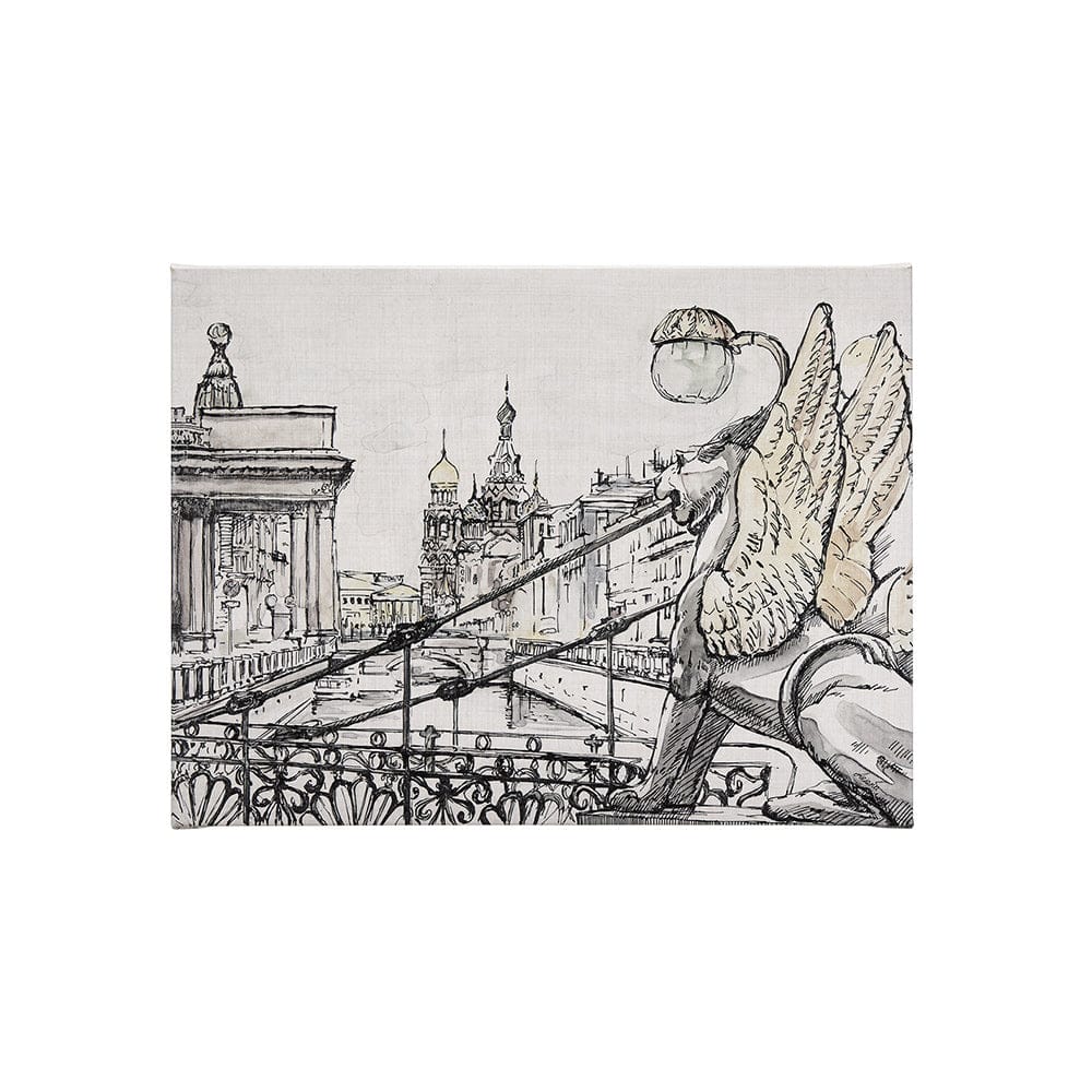 Mercana - Travel memories III by Mercana Studio a Hand Embellished Textured Canvas - 102314-S view 1