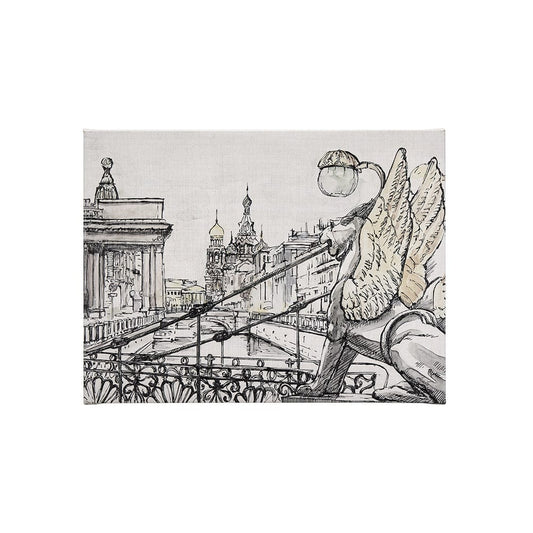 Mercana - Travel memories III by Mercana Studio a Hand Embellished Textured Canvas - 102314-S view 1