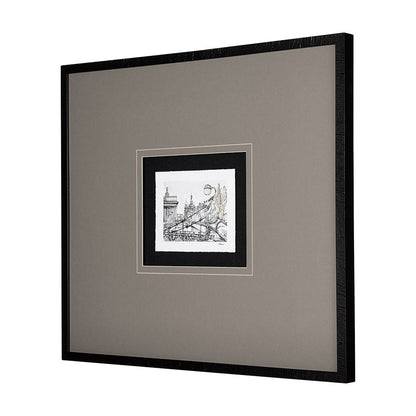 Mercana - Travel memories III by Natalia a Framed Art Print Matted under Glass - 14455 view 2