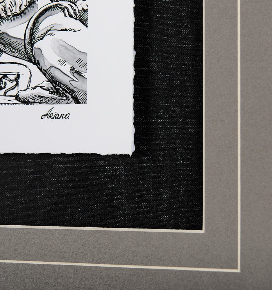 Mercana - Travel memories III by Natalia a Framed Art Print Matted under Glass - 14455 view 6