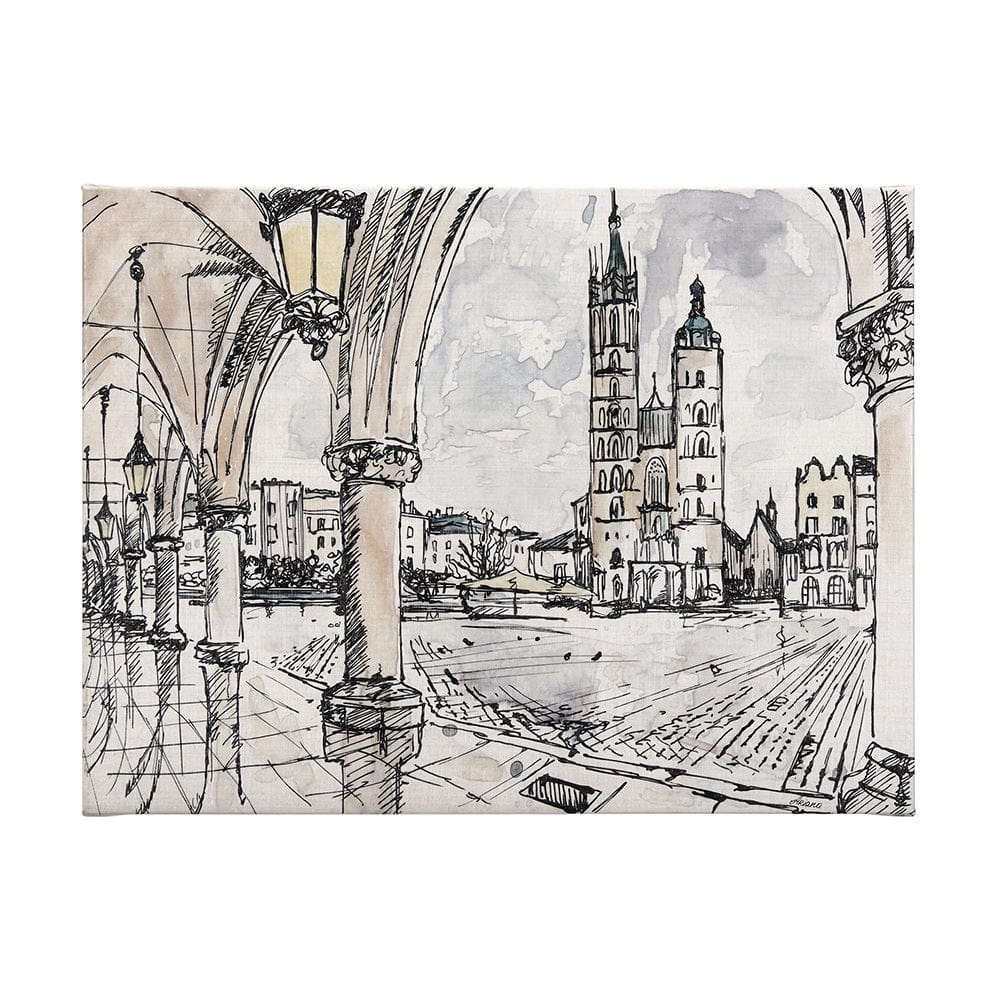 Mercana - Travel memories IV by Mercana Studio a Hand Embellished Textured Canvas - 102315-L view 1