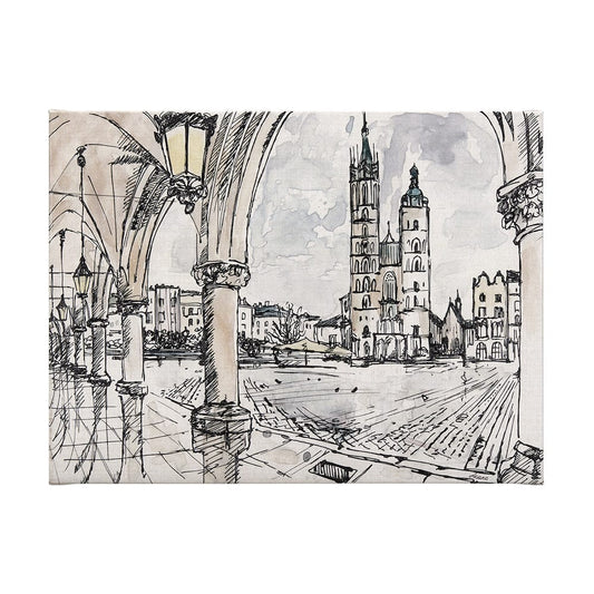 Mercana - Travel memories IV by Mercana Studio a Hand Embellished Textured Canvas - 102315-L view 1
