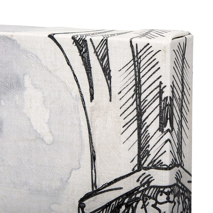 Mercana - Travel memories IV by Mercana Studio a Hand Embellished Textured Canvas - 102315-L view 3