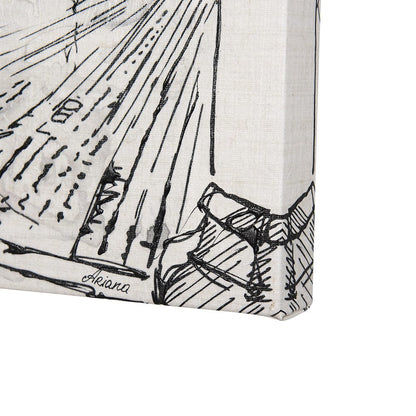 Mercana - Travel memories IV by Mercana Studio a Hand Embellished Textured Canvas - 102315-L view 5