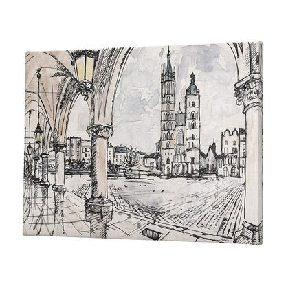 Mercana - Travel memories IV by Mercana Studio a Hand Embellished Textured Canvas - 102315-S view 2
