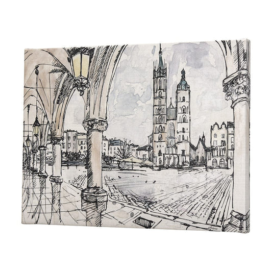 Mercana - Travel memories IV by Mercana Studio a Hand Embellished Textured Canvas - 102315-S view 2