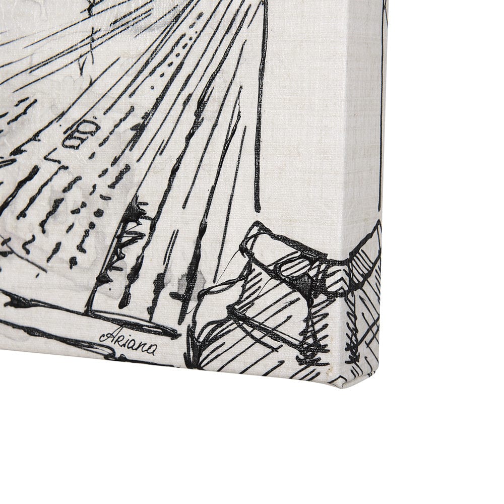 Mercana - Travel memories IV by Mercana Studio a Hand Embellished Textured Canvas - 102315-S view 5