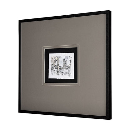 Mercana - Travel memories IV by Natalia a Framed Art Print Matted under Glass - 14456 view 2