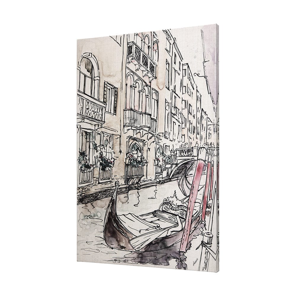 Mercana - Travel Memories V by Mercana Studio a Hand Embellished Textured Canvas - 102316-L view 2