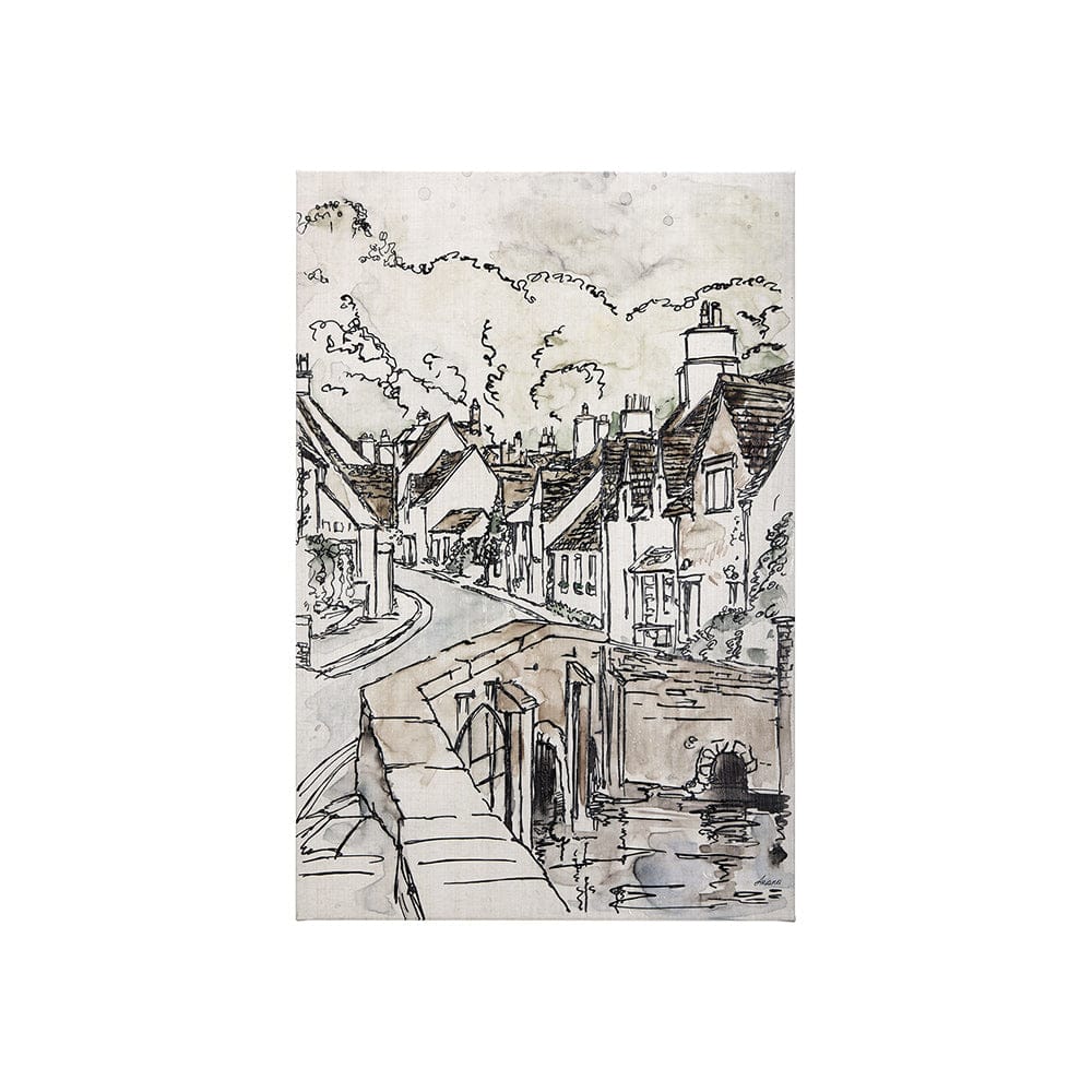 Mercana - Travel memories VI by Mercana Studio a Hand Embellished Textured Canvas - 102317-S view 1