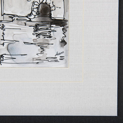 Mercana - Travel memories VI by Natalia a Framed Art Print Matted under Glass - 14458 view 6