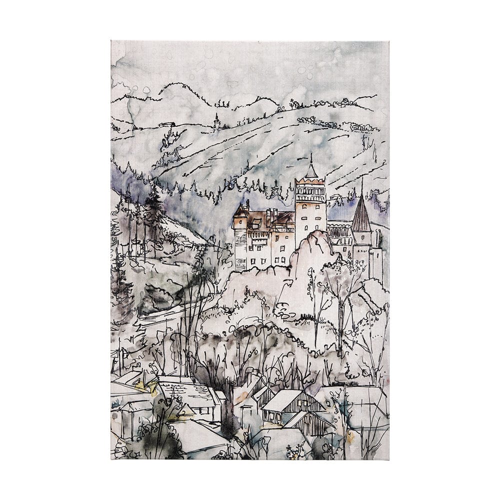 Mercana - Travel Memories VII by Mercana Studio a Hand Embellished Textured Canvas - 102318-L view 1