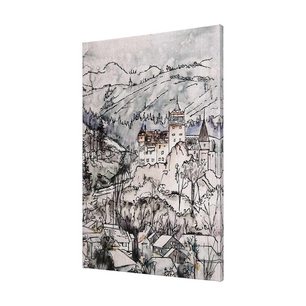 Mercana - Travel Memories VII by Mercana Studio a Hand Embellished Textured Canvas - 102318-L view 2