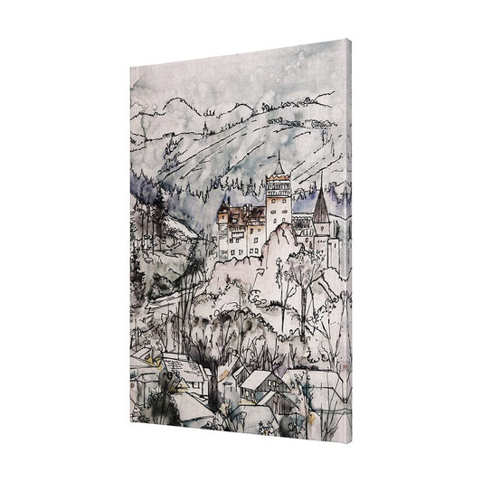 Mercana - Travel Memories VII by Mercana Studio a Hand Embellished Textured Canvas - 102318-L view 2