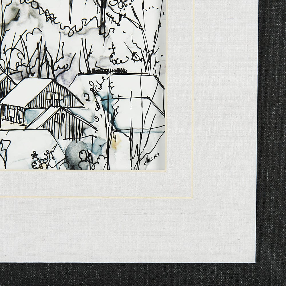 Mercana - Travel memories VII by Natalia a Framed Art Print Matted under Glass - 14459 view 6