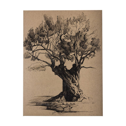 Mercana - Tree Drawing I by Mercana Studio a Hand Embellished Textured Canvas - 102501-L view 1