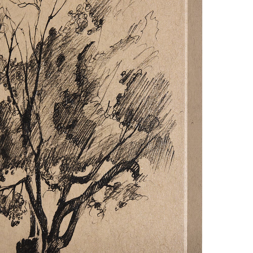 Mercana - Tree Drawing I by Mercana Studio a Hand Embellished Textured Canvas - 102501-L view 4