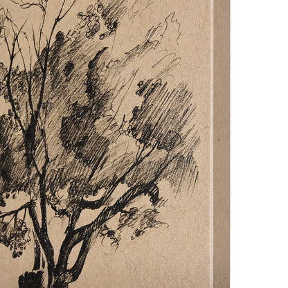 Mercana - Tree Drawing I by Mercana Studio a Hand Embellished Textured Canvas - 102501-L view 4