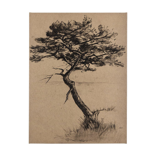 Mercana - Tree Drawing III by Mercana Studio a Hand Embellished Textured Canvas - 102503-L view 1