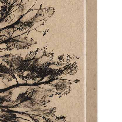 Mercana - Tree Drawing III by Mercana Studio a Hand Embellished Textured Canvas - 102503-L view 4