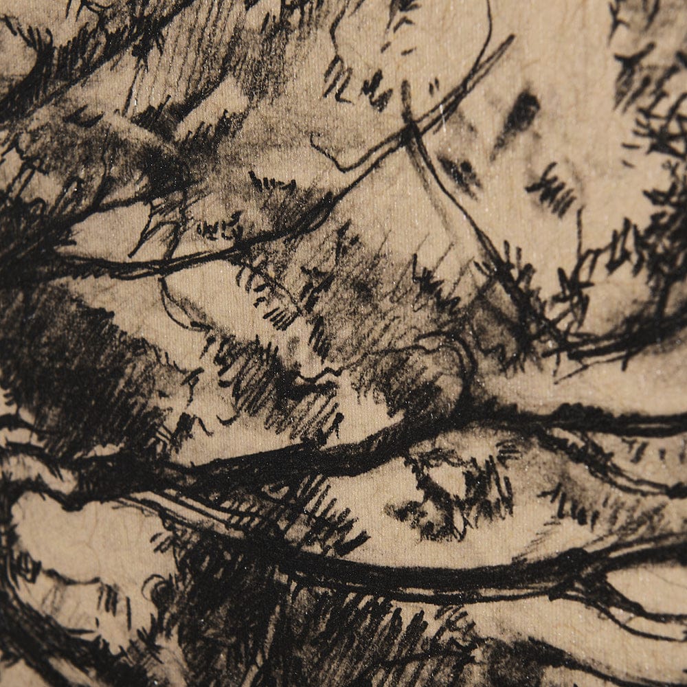 Mercana - Tree Drawing III by Mercana Studio a Hand Embellished Textured Canvas - 102503-L view 7