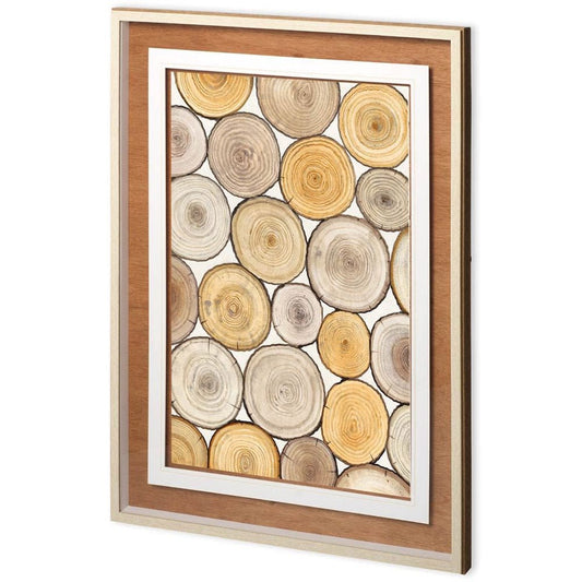 Mercana - Tree Ring Study II by Mercana Studio a Framed Art Print Matted under Glass - 11176 view 1