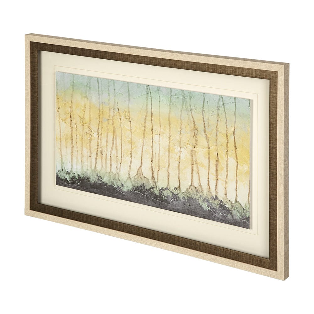 Mercana - Treeline Light I by Jennifer Goldberger Hand Embellished Textured Framed Art Print Matted under Glas - 12293 view 2
