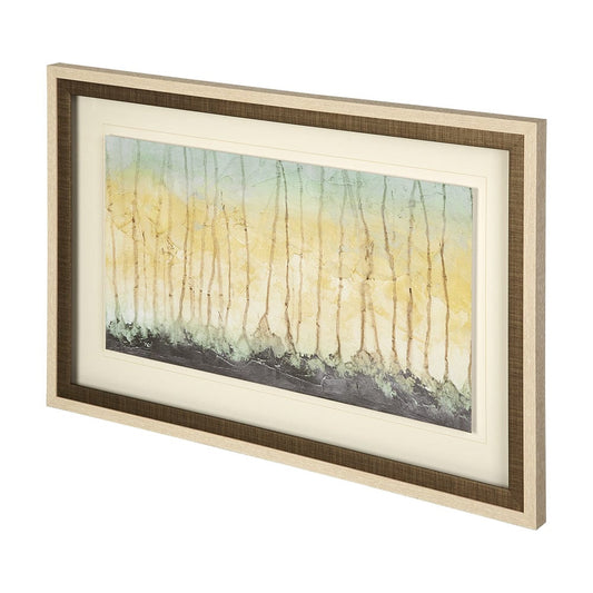 Mercana - Treeline Light I by Jennifer Goldberger Hand Embellished Textured Framed Art Print Matted under Glas - 12293 view 2