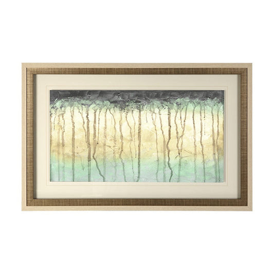 Mercana - Treeline Light II by Jennifer Goldberger Hand Embellished Framed Art Print Matted under Glass - 12294 view 1