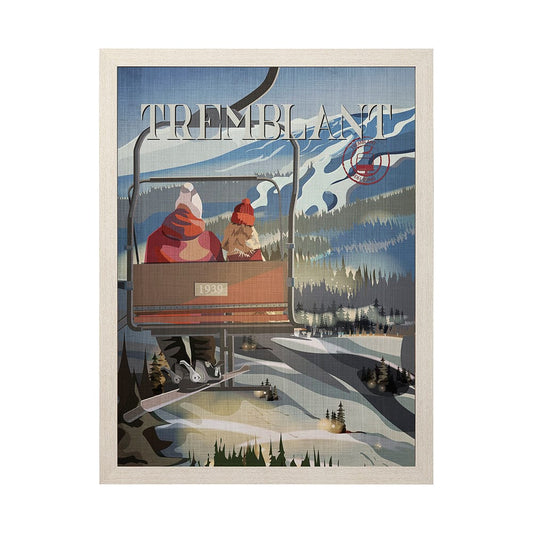 Mercana - Tremblant Go Canada L by Mercana Studio a Hand Embellished Decograph Framed Art Print - 14063 view 1