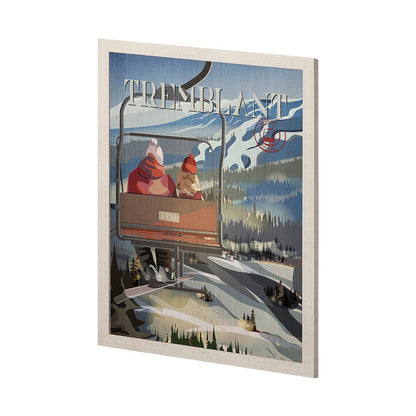 Mercana - Tremblant Go Canada L by Mercana Studio a Hand Embellished Decograph Framed Art Print - 14063 view 2
