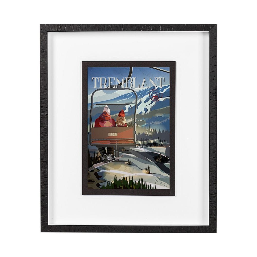 Mercana - Tremblant Go Canada M by Mercana Studio a Framed Art Print Matted under Glass - 14064 view 1