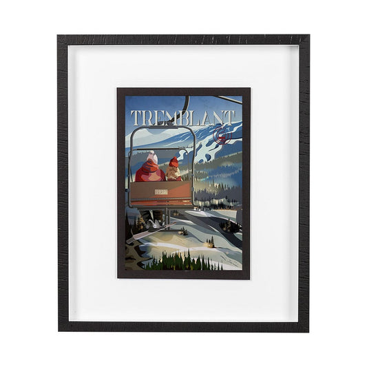 Mercana - Tremblant Go Canada M by Mercana Studio a Framed Art Print Matted under Glass - 14064 view 1
